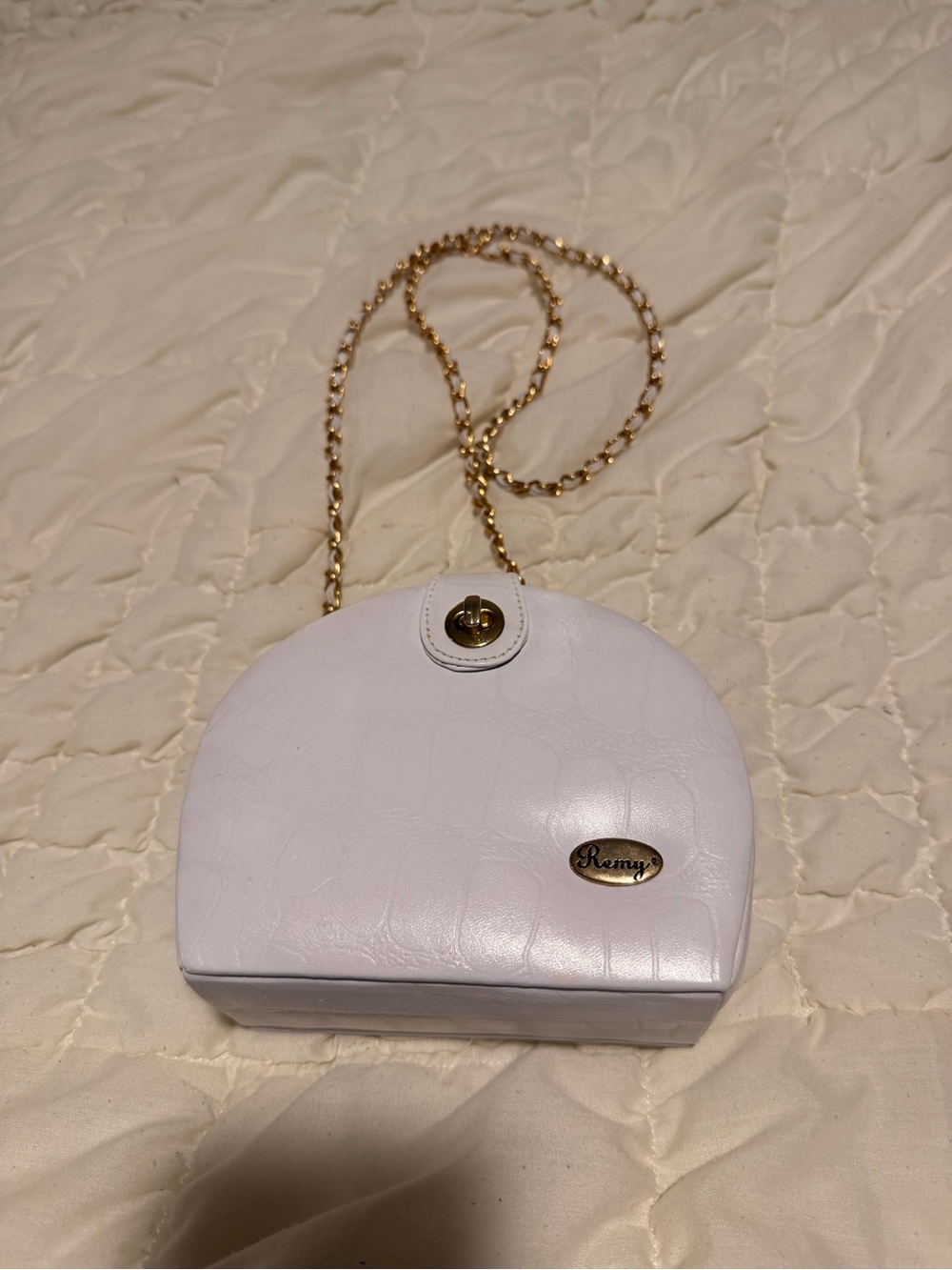 Vintage Remy bag White Chain Crossbody Bag